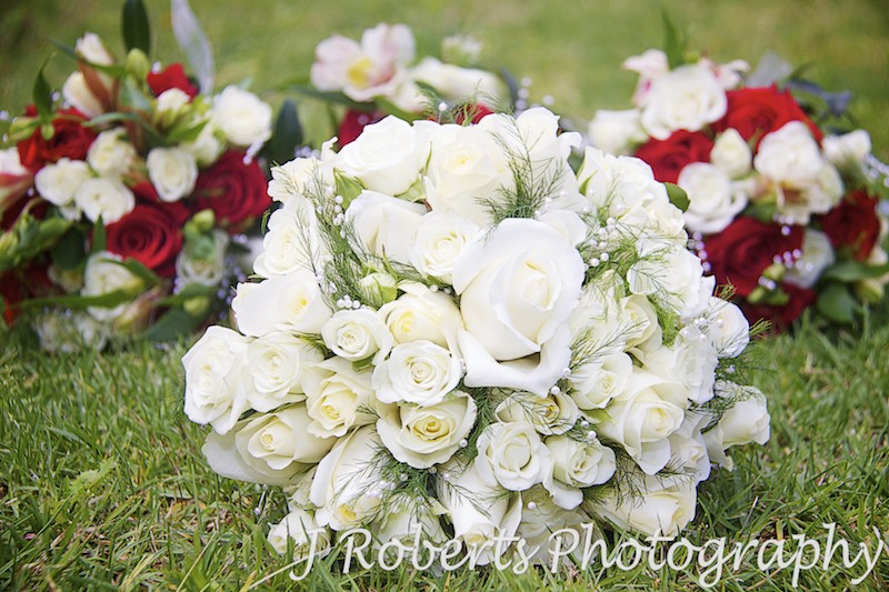 Bridal bouquet in white - wedding photography sydney